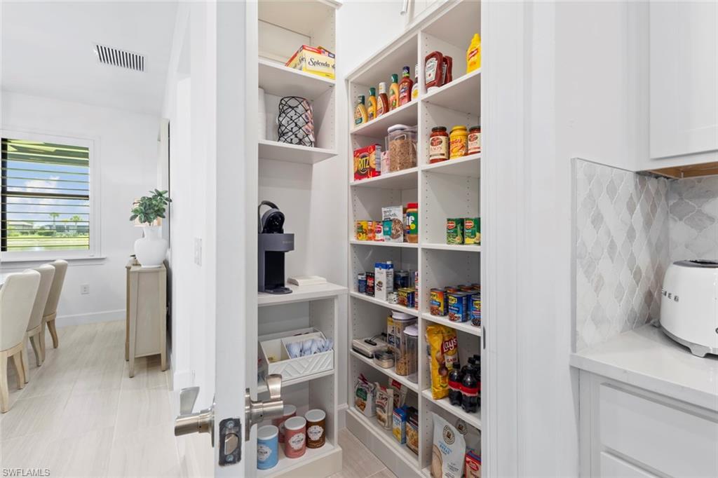 Custom Pantry with built-in coffee bar
