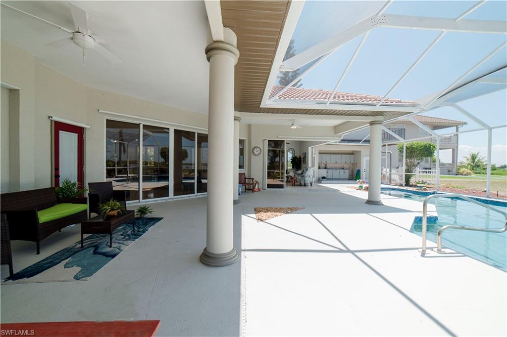 3340 square feet of outdoor entertaining area