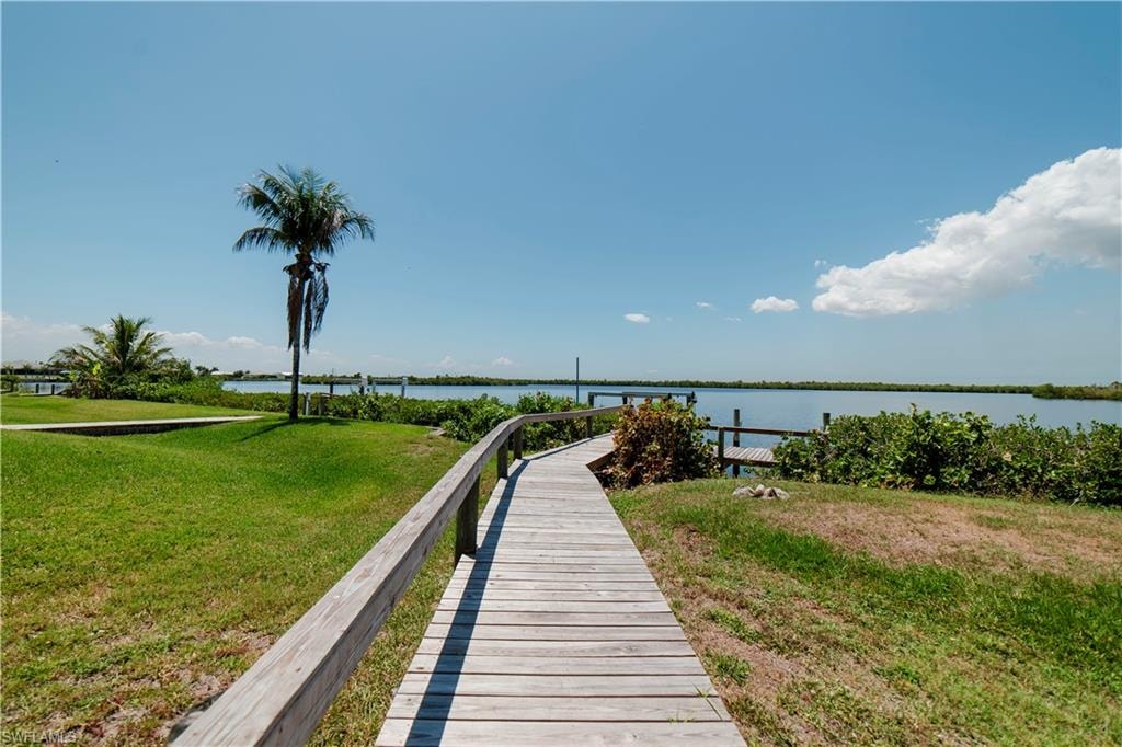 160 ft walkway to dock