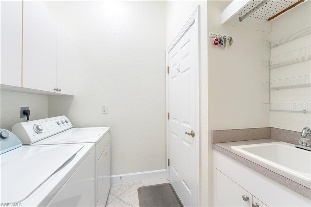 Also equipped with utility sink