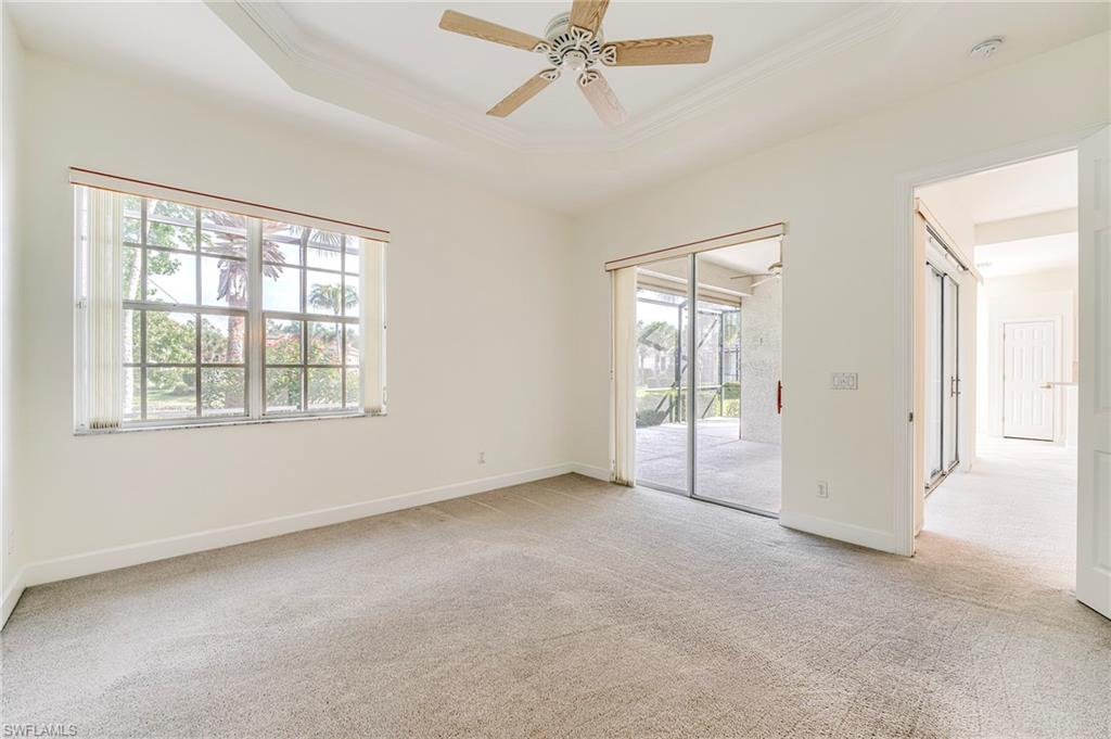 Primary bedroom with access to the lanai