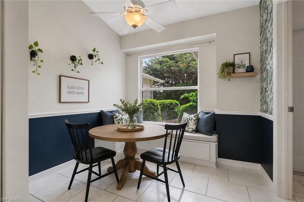 Virtually staged kitchen
