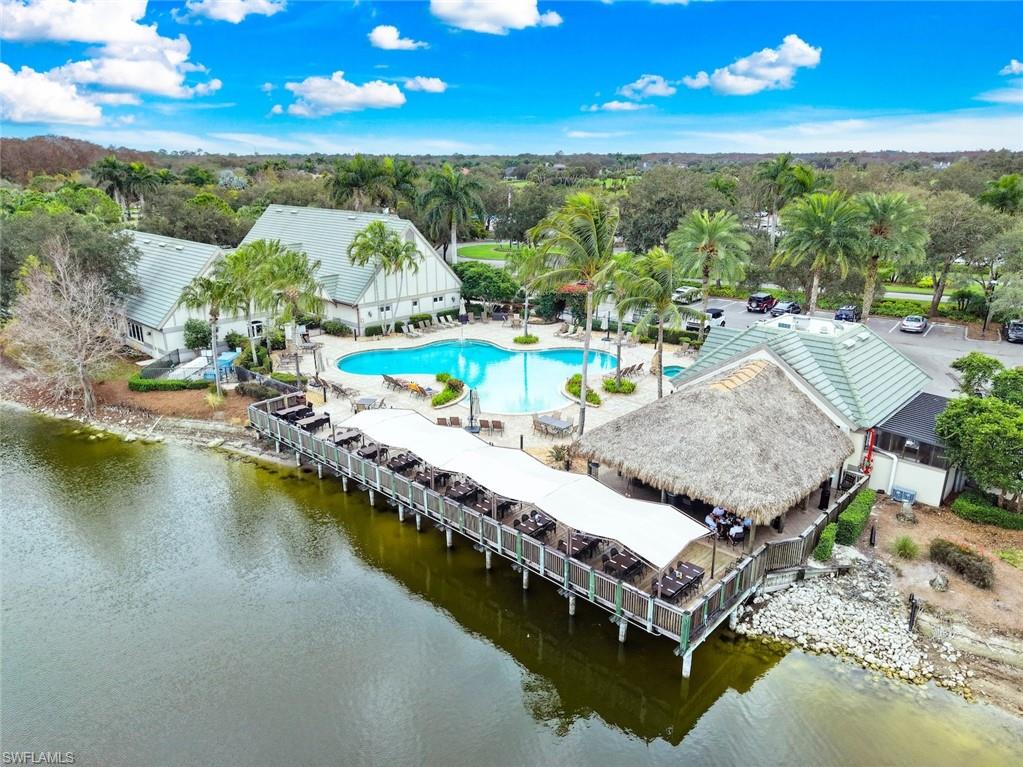 Twin Eagles resort-style pool and cabana bar