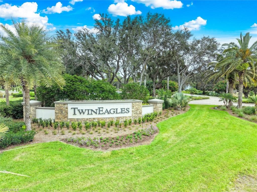 Twin Eagles Entrance Sign