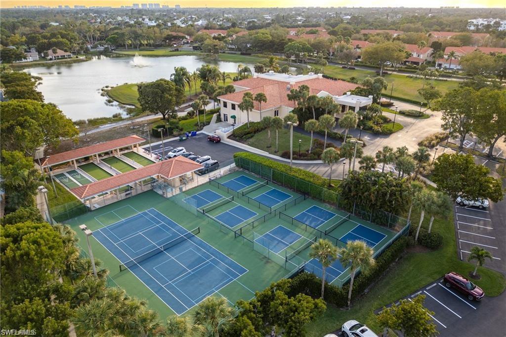 Aerial perspective showcasing extensive recreational amenities
