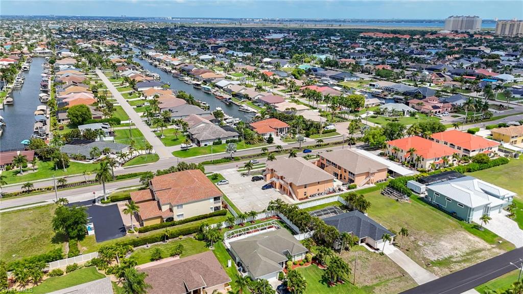 Waterfront community featuring canal-front properties with private boat docks