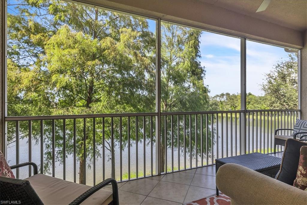 Lanai overlooking Lake