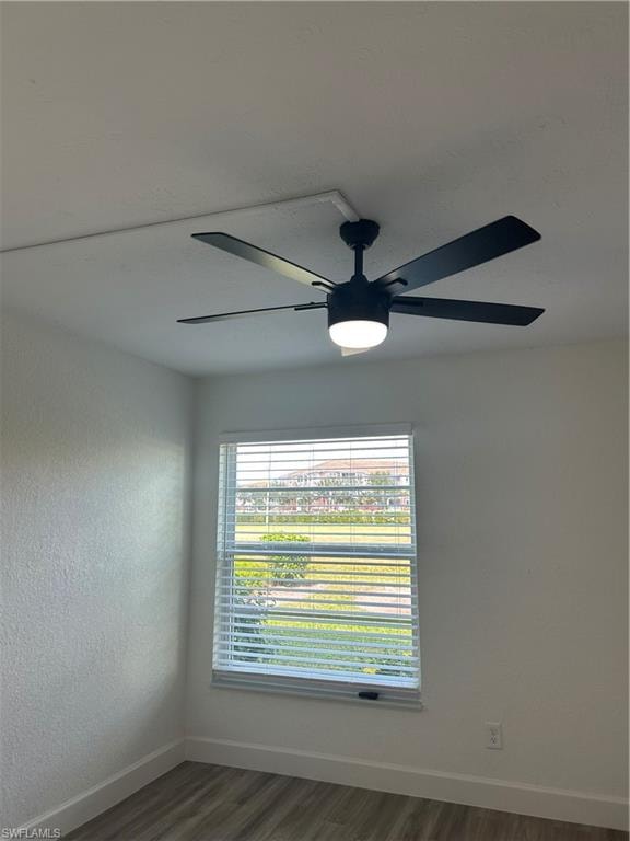 Bedroom with new ceiling fan