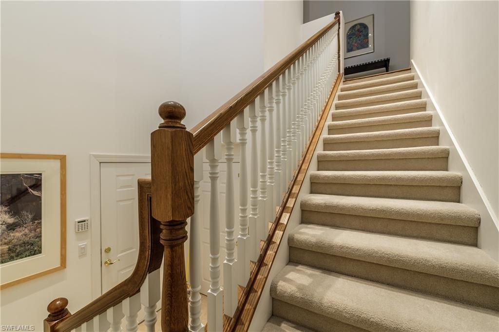 View of stairway