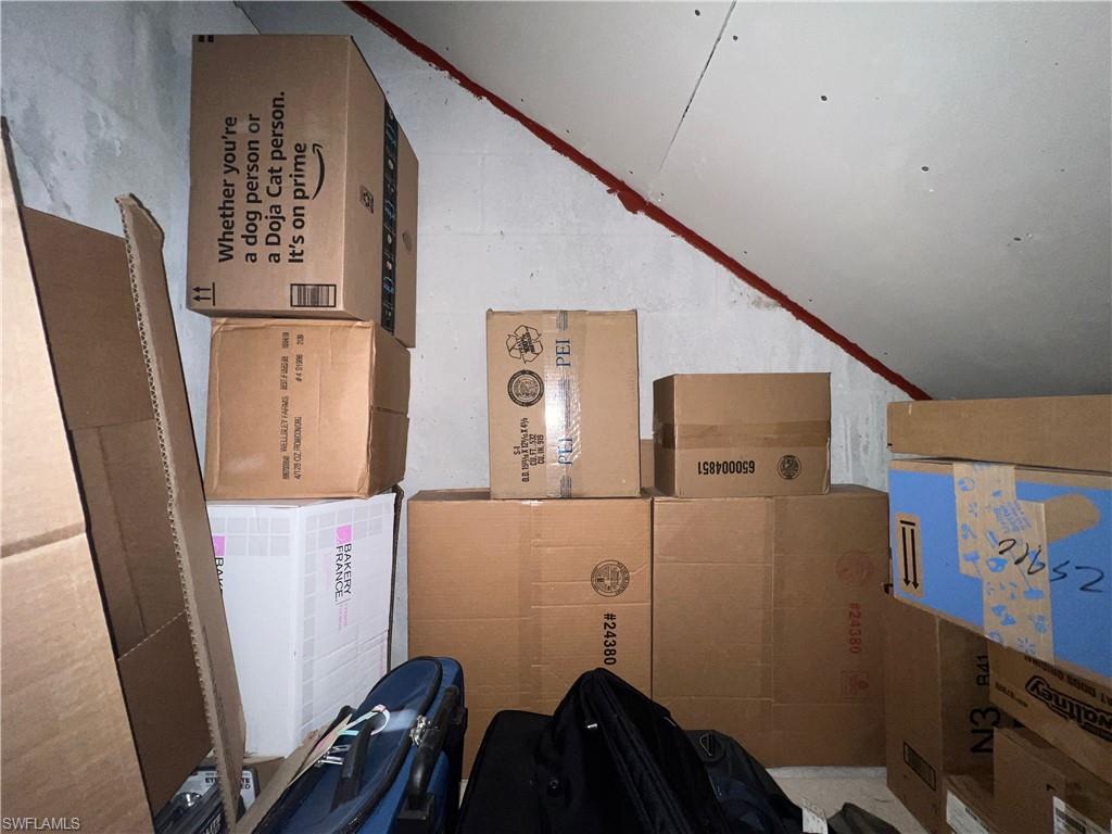 View of storage room