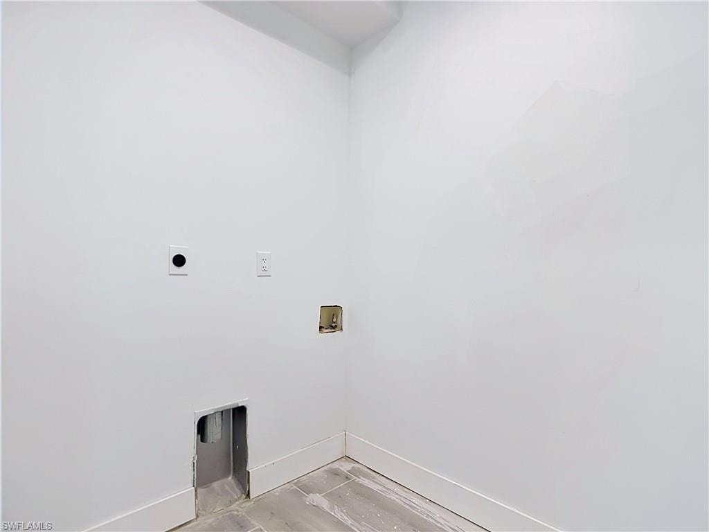 Downstairs laundry room