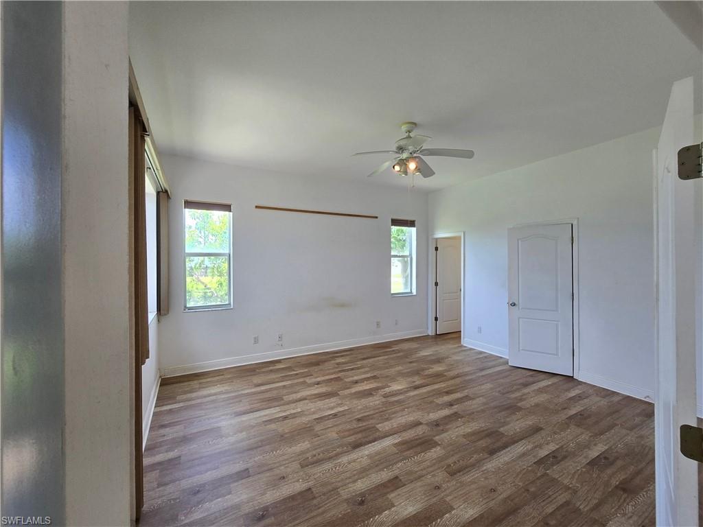Primary Bedroom opens to Lanai, walk-in closet