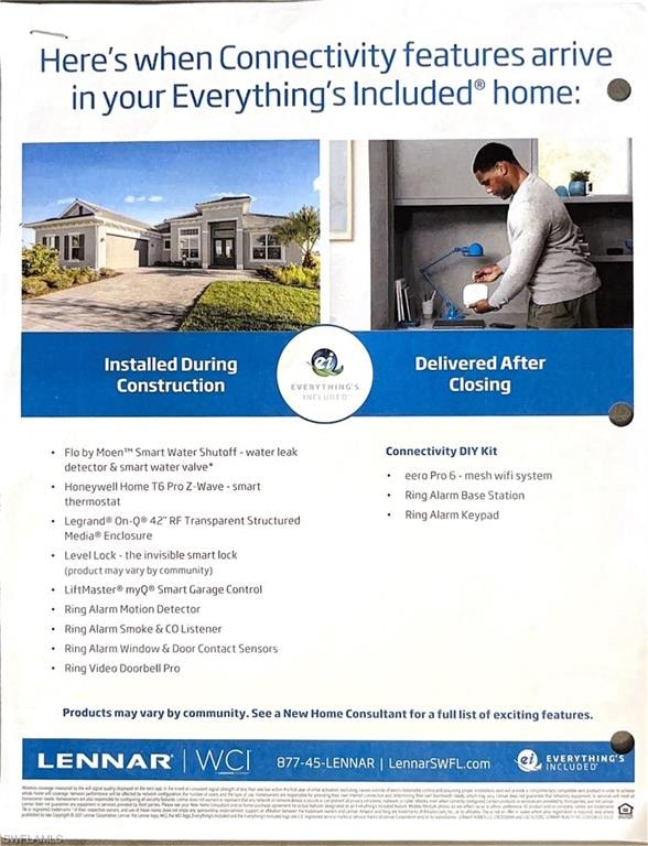Smart home features