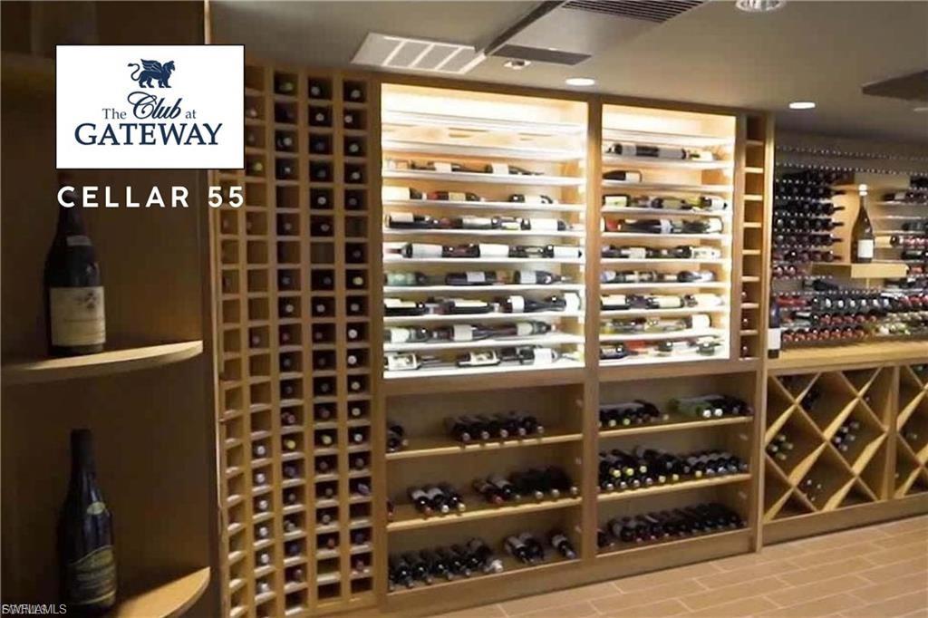 The Club at Gateway Custom wine cellar