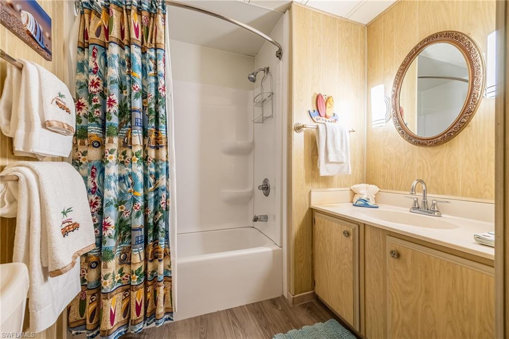 Full bathroom with new Tub and surround walls.