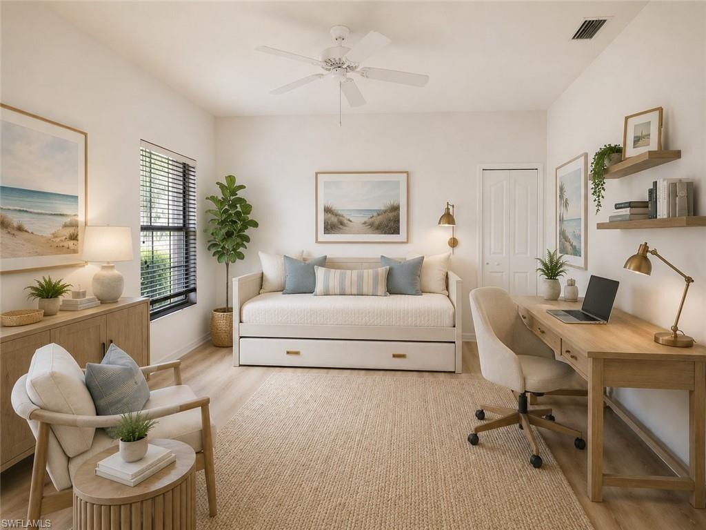 Virtually Staged 3rd Bedroom/Den/Office