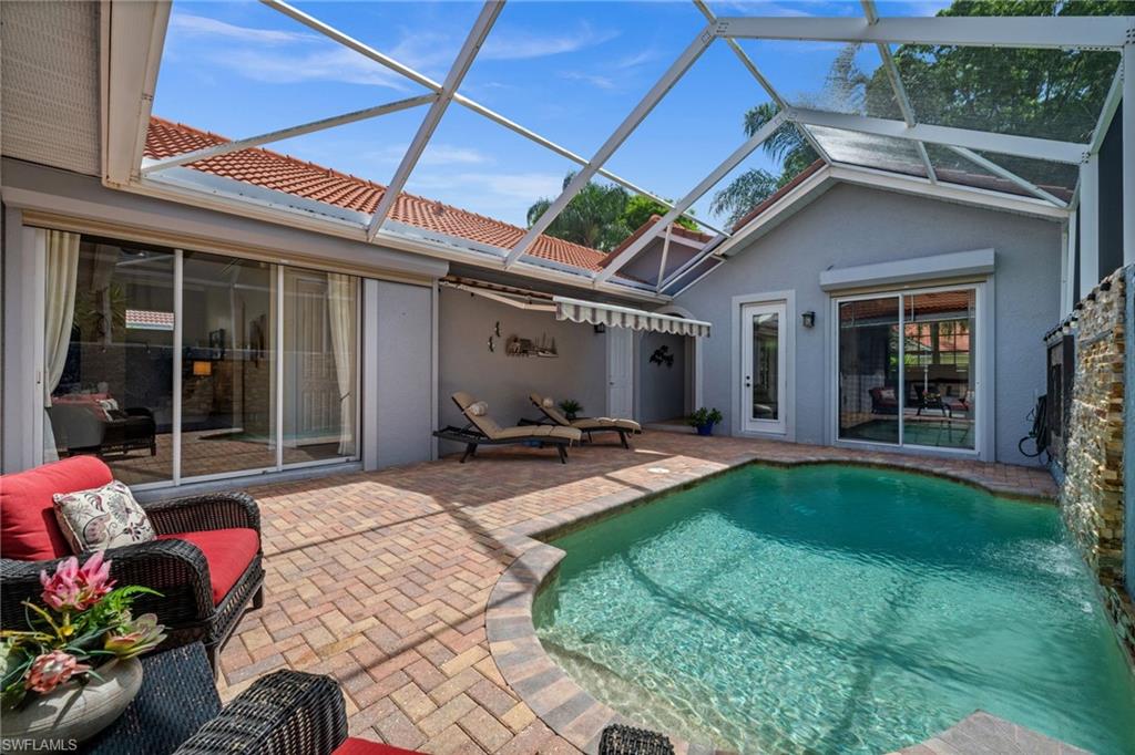 Private sunny pool