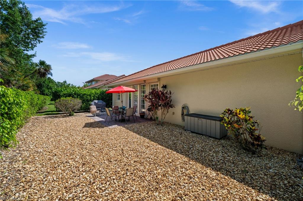 Rear Private patio
