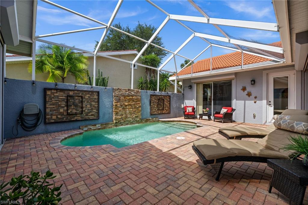 Private sunny pool