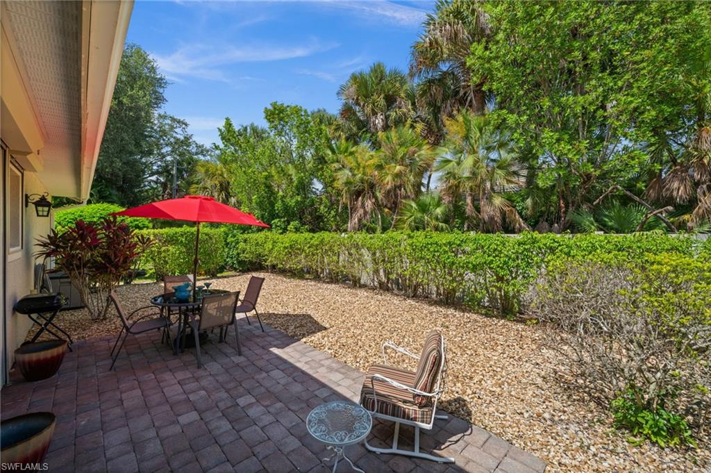 Rear 2nd Private patio