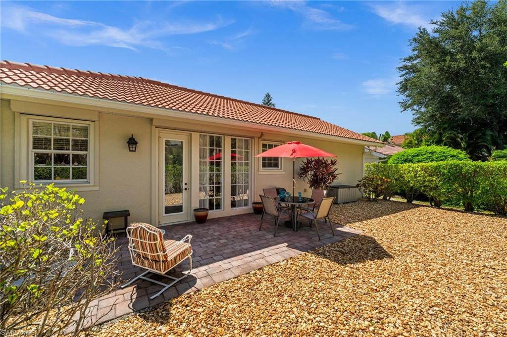 Rear 2nd Private patio