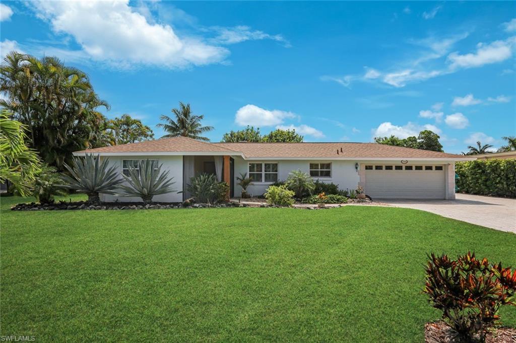 Home features a two car garage.