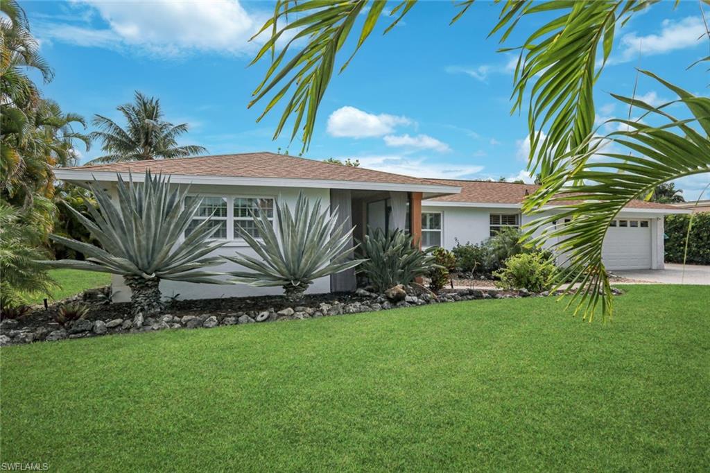 Notice the beautiful landscaping!