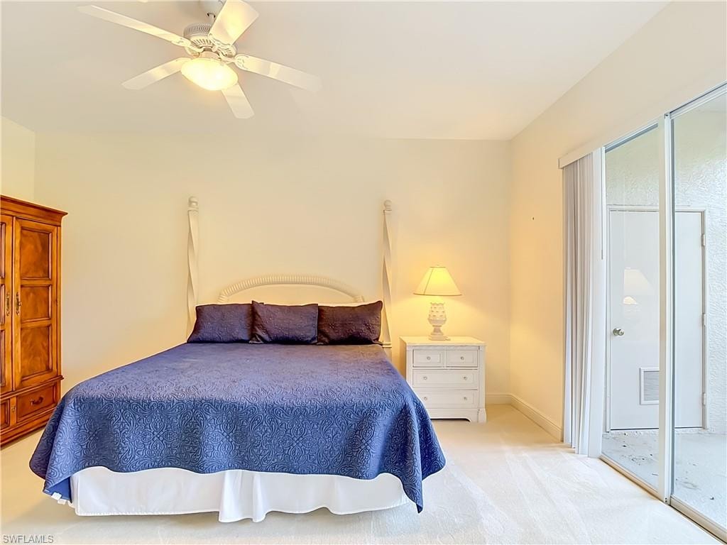 Neutral-toned walls and light-colored carpeting