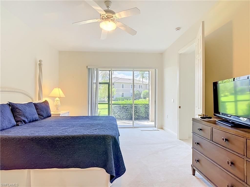 Room with light neutral wall paint and carpeting