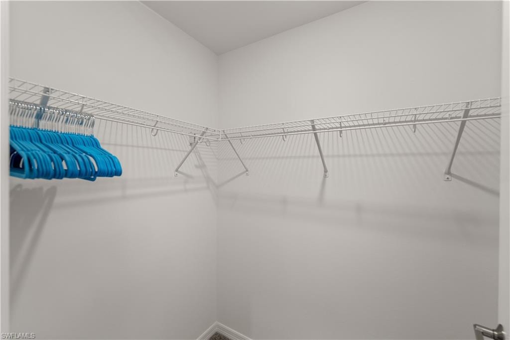 View of spacious closet