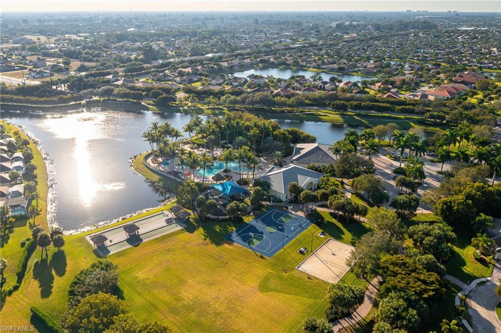 community area aerial -  building, pool and outdoor sporting areas