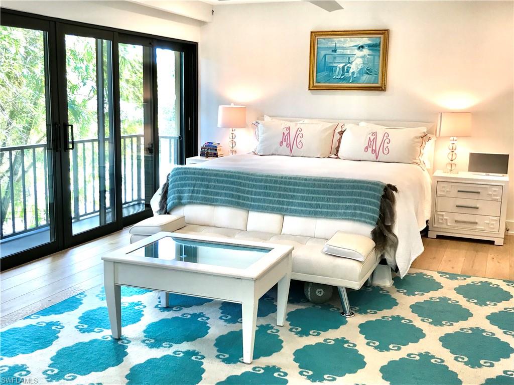 Bedroom featuring light wood-style floors and access to outside