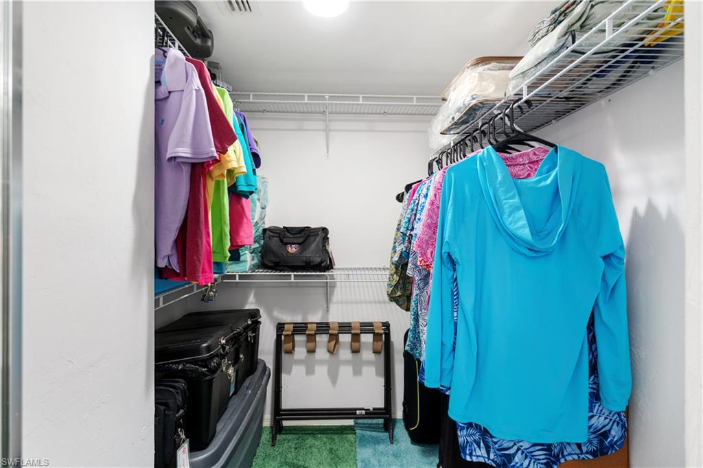 Large walk in closet