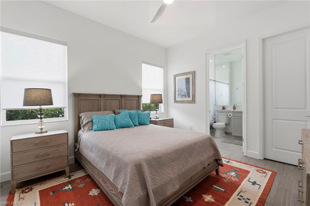 2nd Bedroom with ensuite bathroom and wal in closet
