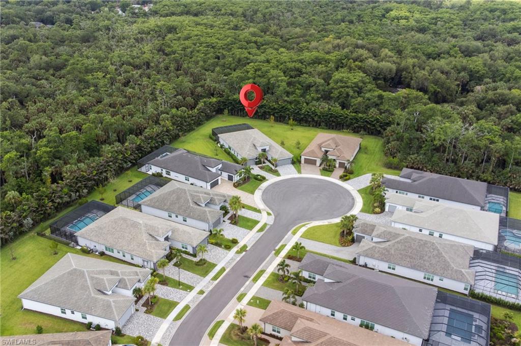 Premium lot location provides peace and serenity.