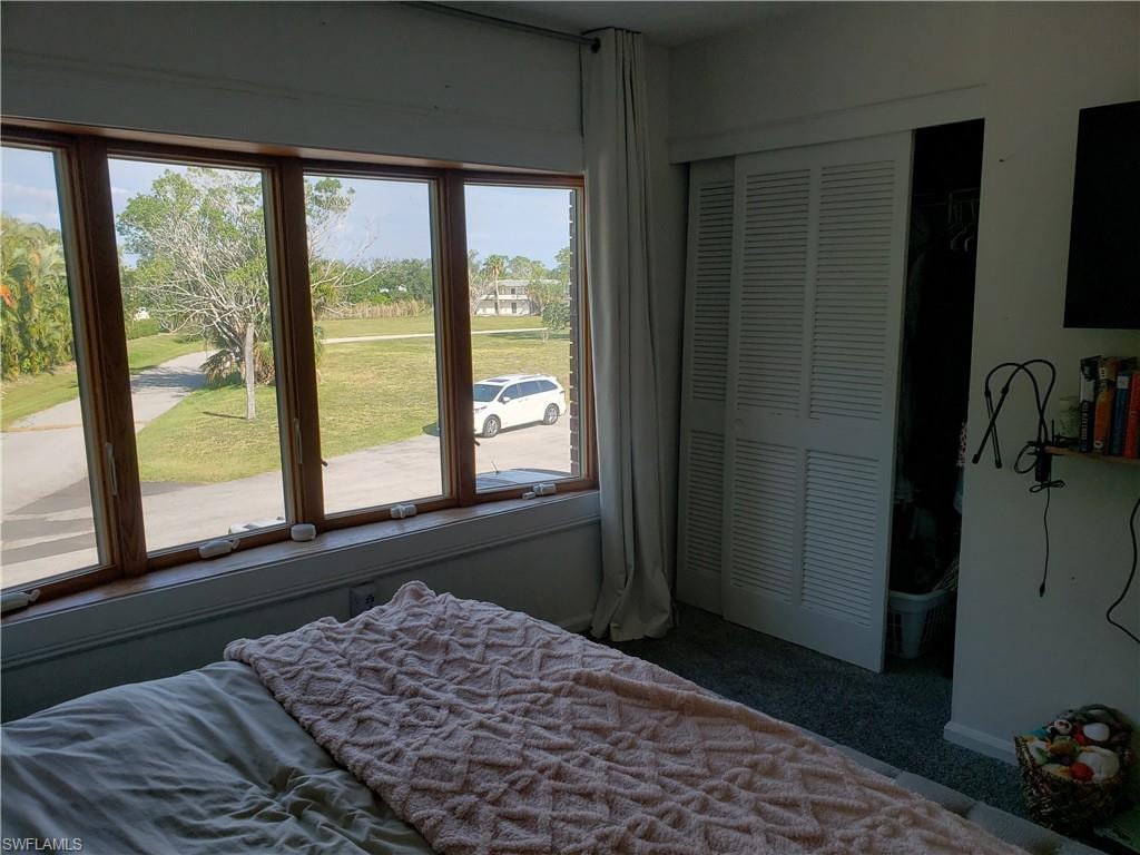 Bedroom 1 with closet area