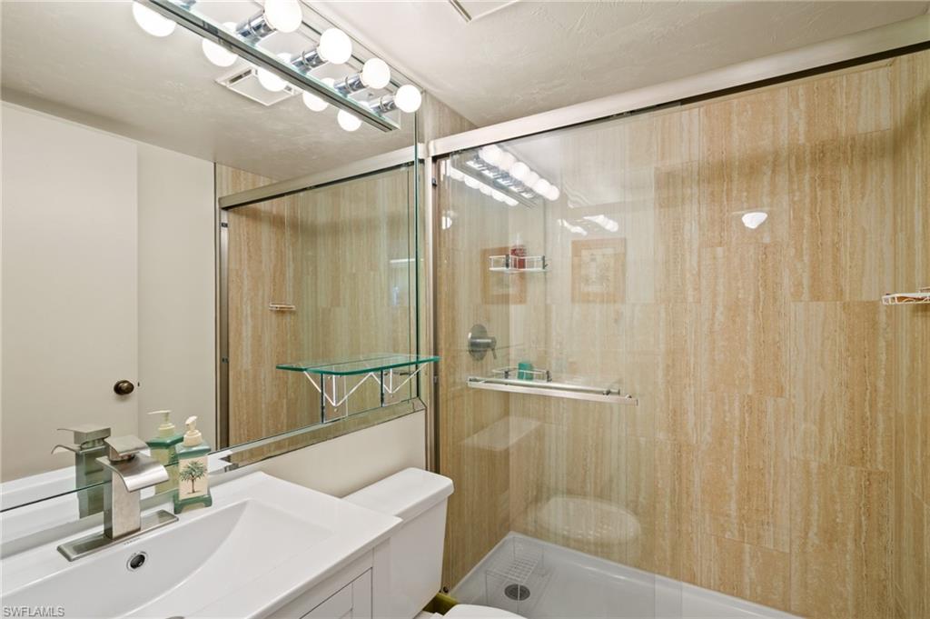 Freshly updated bathroom & walk-in shower