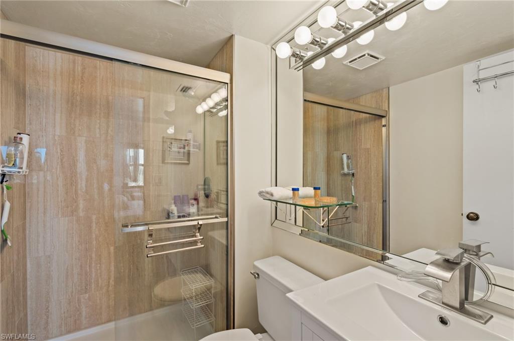 Freshly updated bathroom & walk-in shower