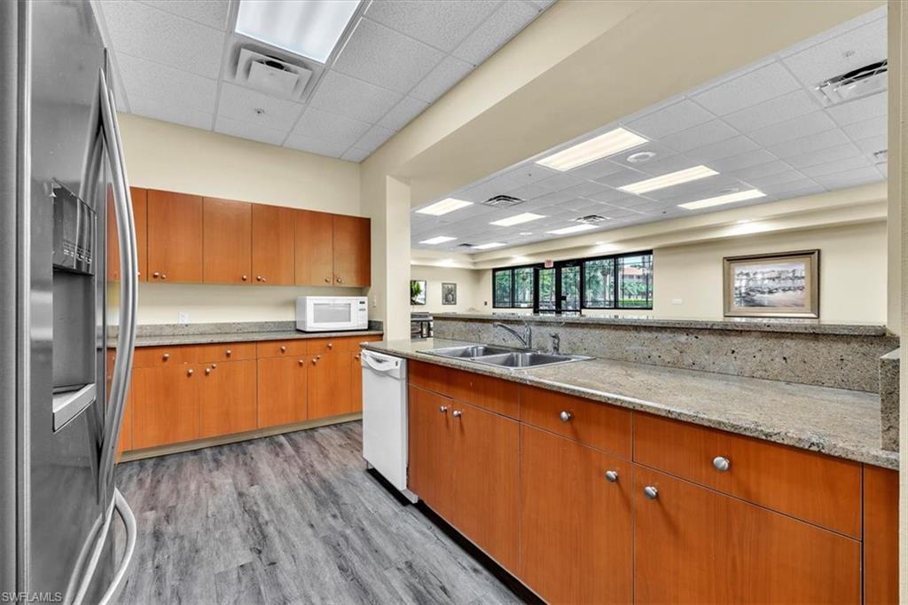 Community kitchen.