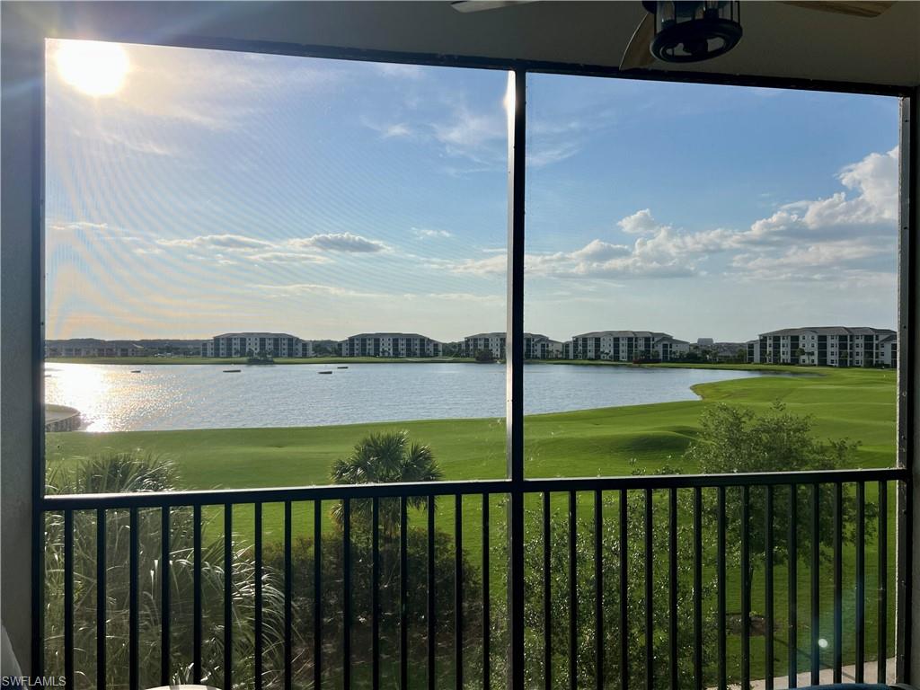 View from screened-in balcony