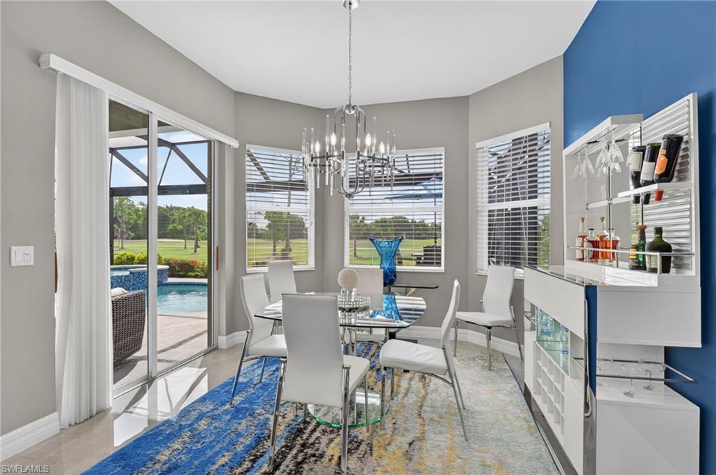 Dining area with exceptional views and plenty of natural light