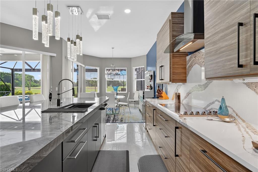 This stylish kitchen balances beauty and function