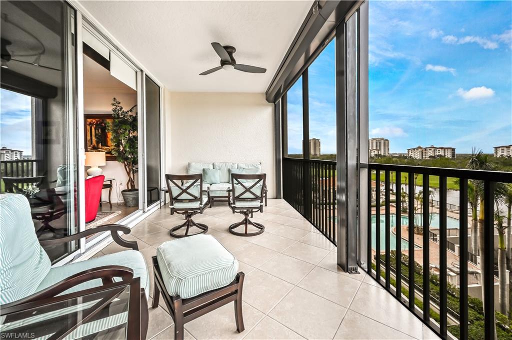 Storm shutters on both balconies