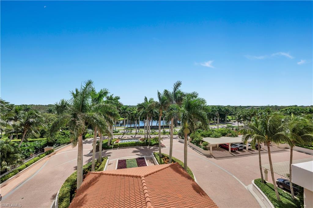 Palm lined water view East