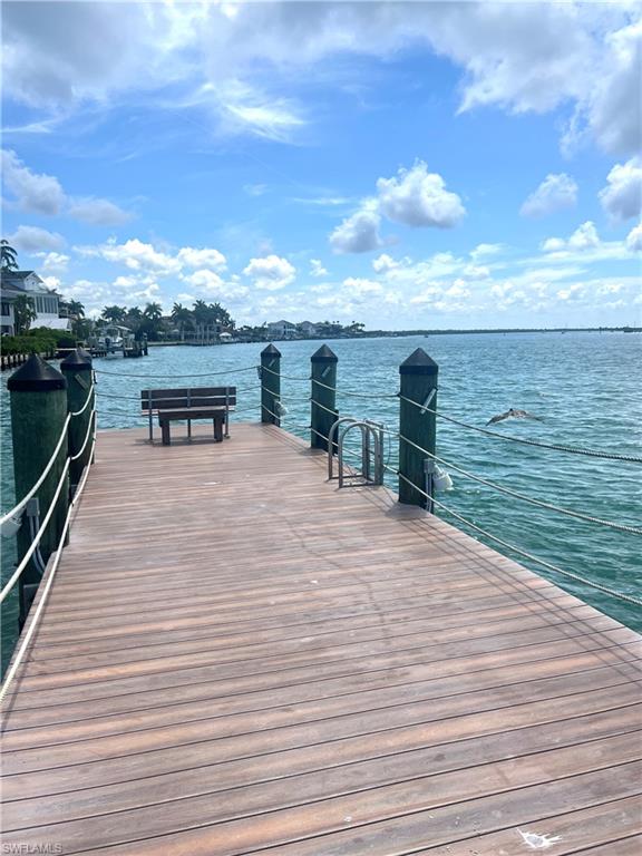 Fishing pier with two bench seats and dock lighting for fishing