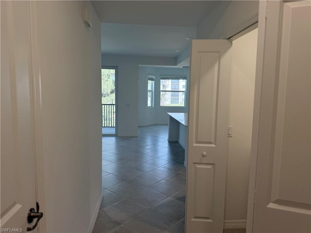 Hallway leading to living area