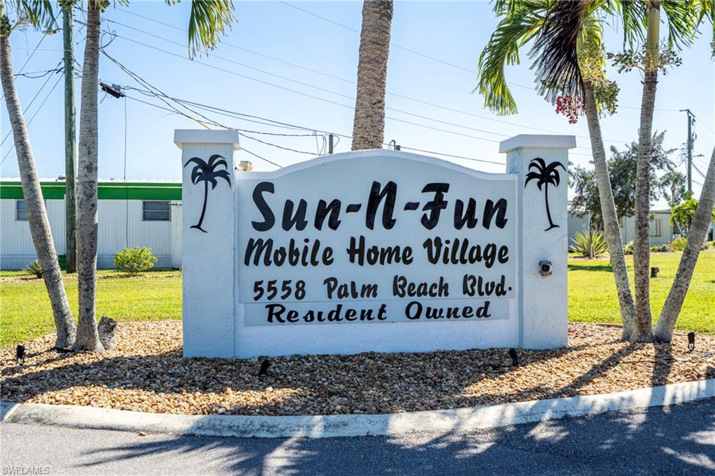 55+ Community / neighborhood sign