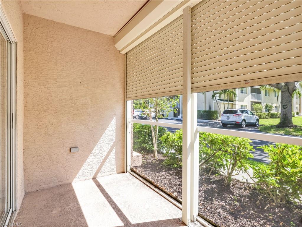 Screened In Lanai with Electric Hurricane Shutters
