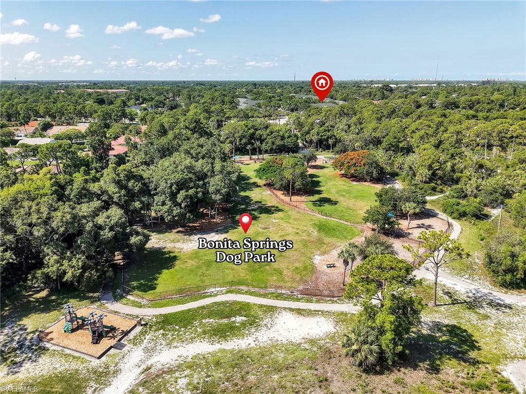 Aerial View of Close Proximity to Bonita Springs Dog Park