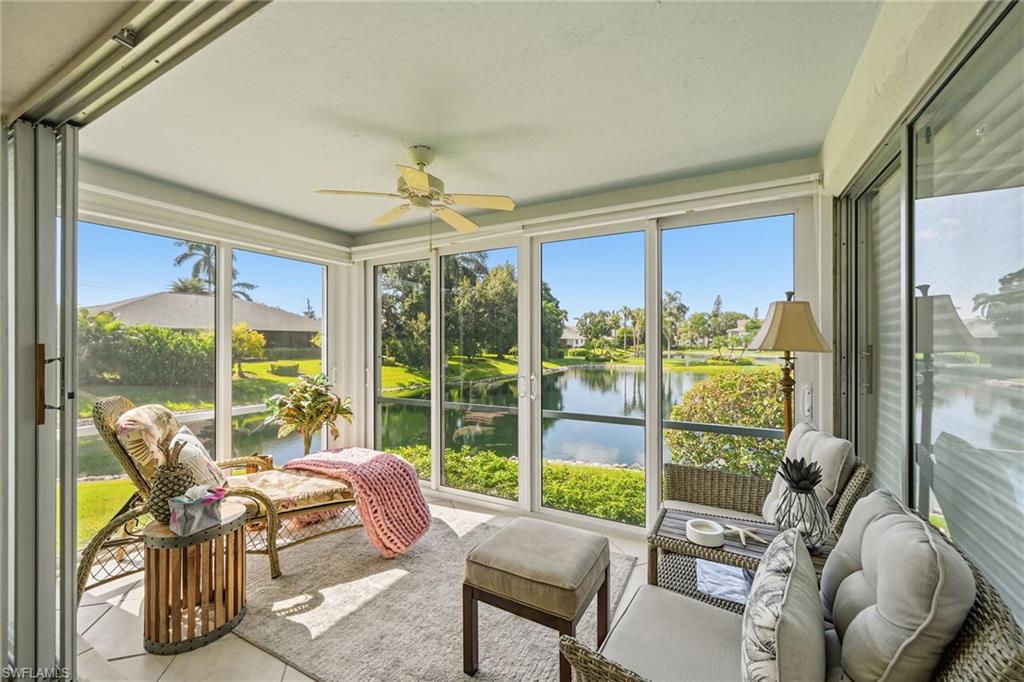 Screened Lanai with Glass Sliding Door Option